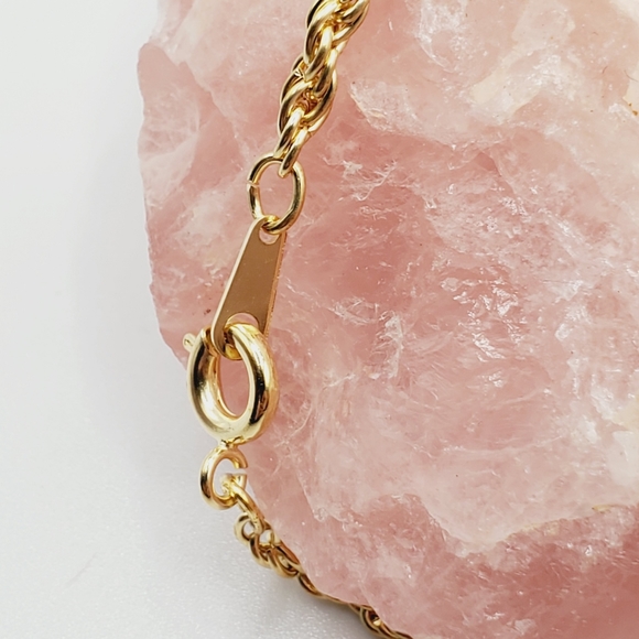 Gold filled rope chain bracelet new 7.5" long - Picture 9 of 10